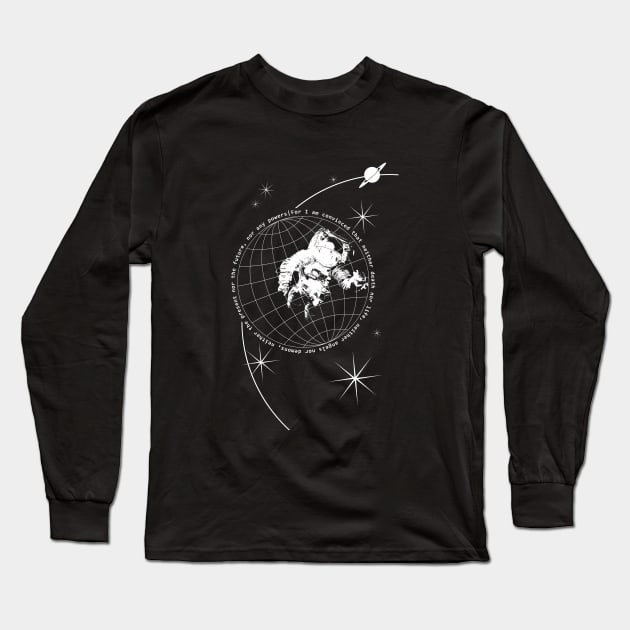 Astronaut In Space NASA Long Sleeve T-Shirt by MaxGraphic